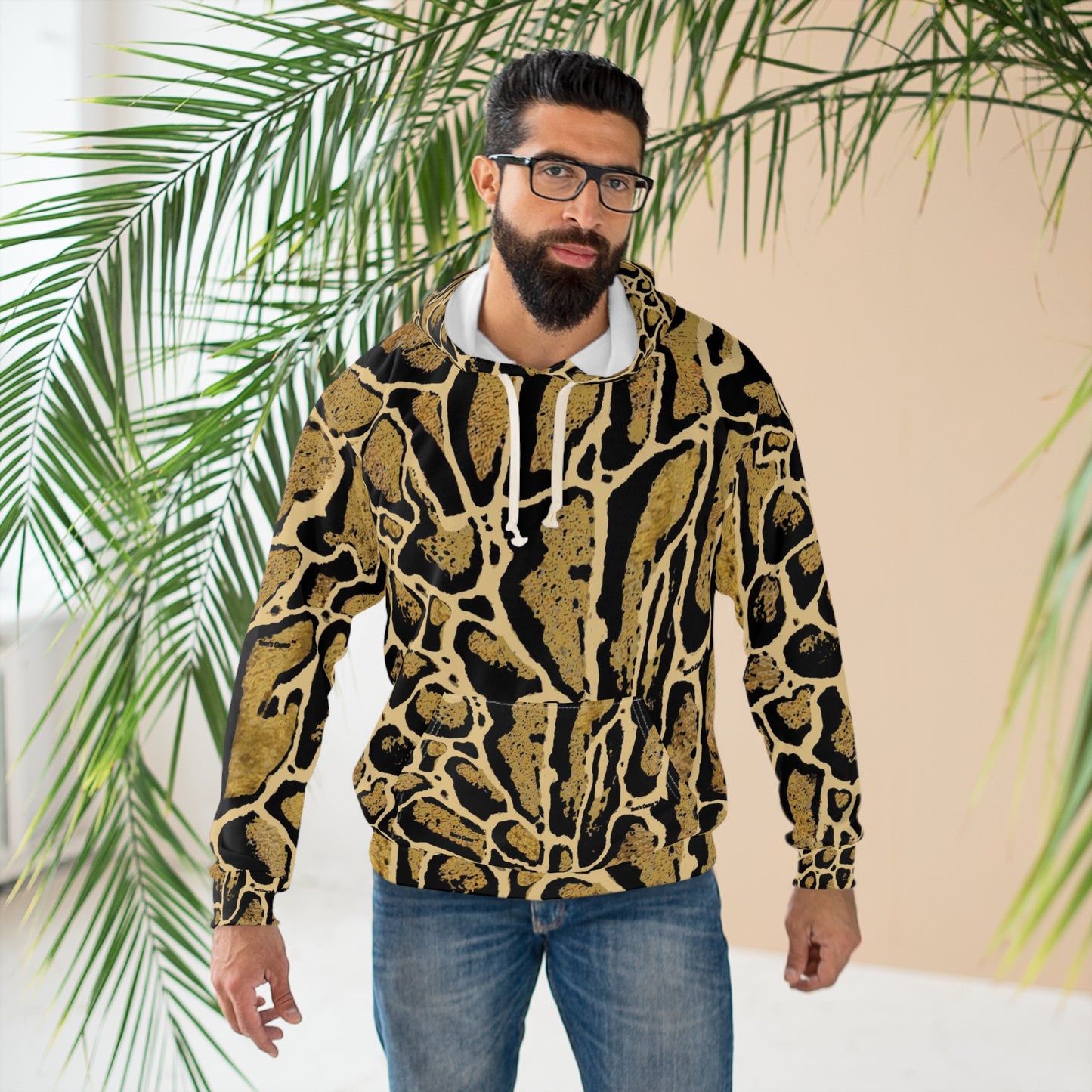 Clouded Leopard Unisex Pullover Hoodie