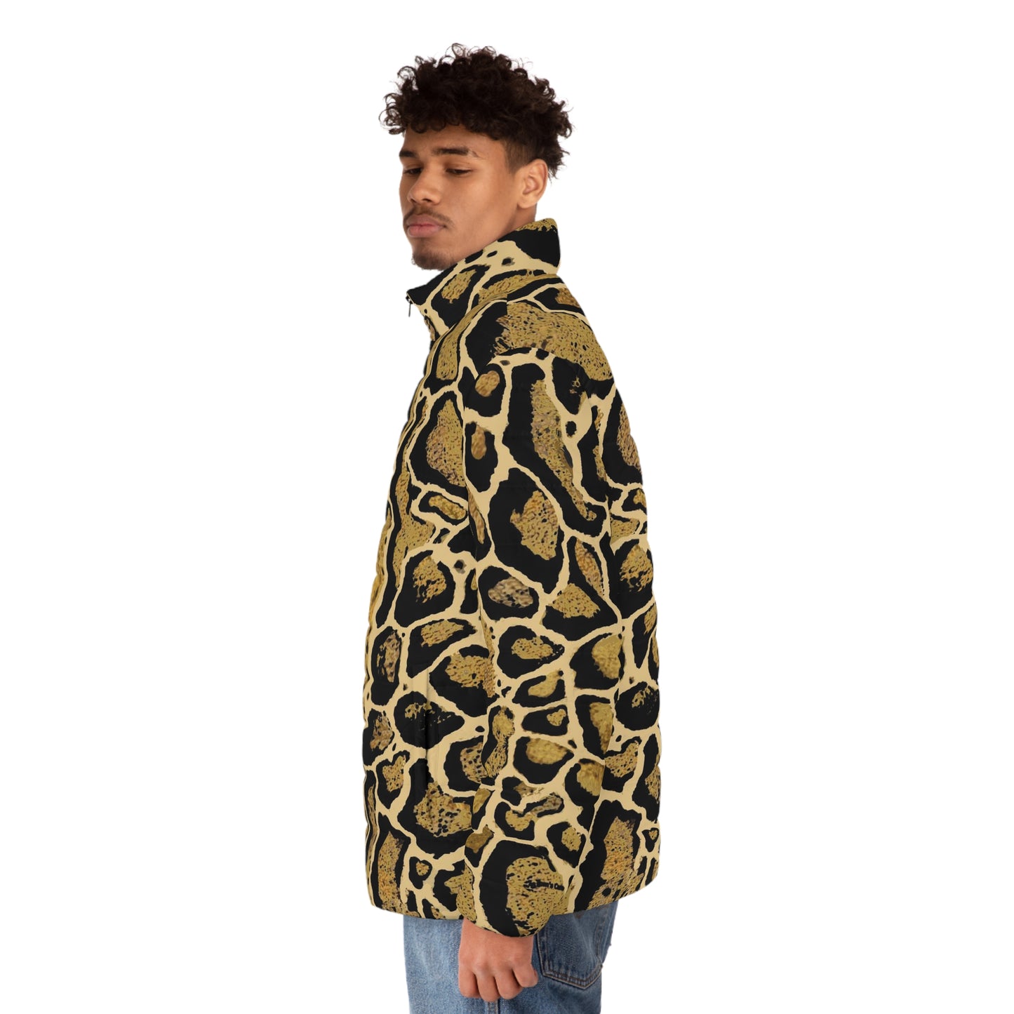 Men's Clouded Leopard Puffer Jacket